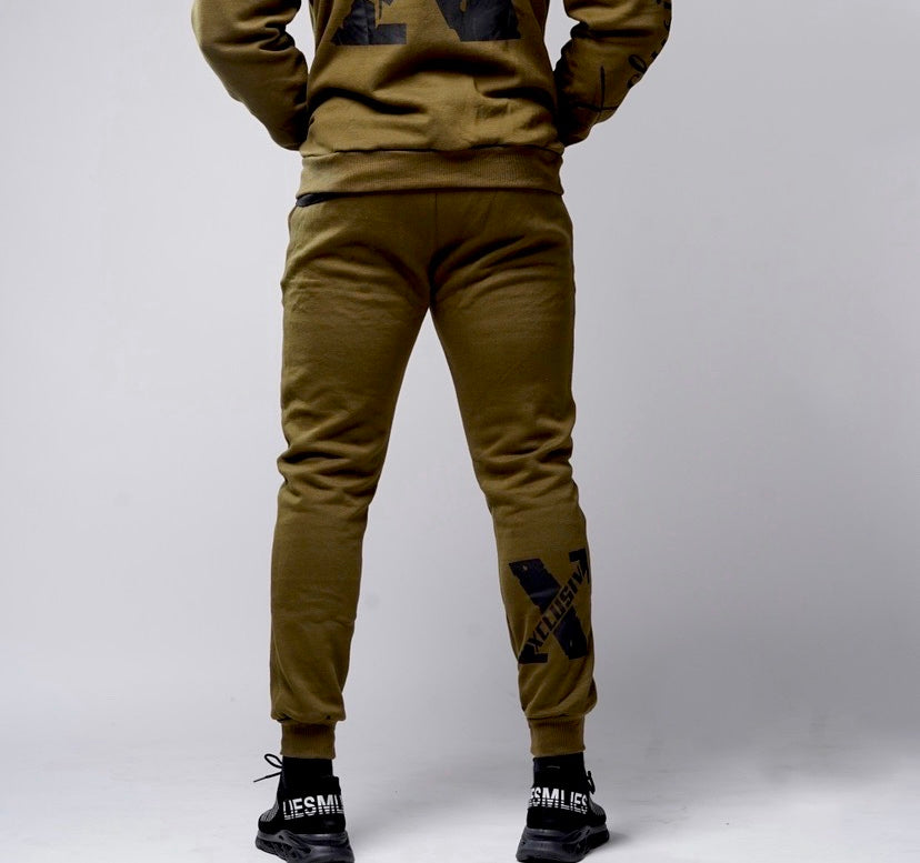 XCLUSIV™ Army Green Joggers